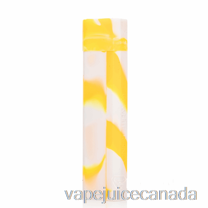 Vape Disposable Canada White Rhino Silicone Dab Out [Quartz] Yellow White (UV Glow)